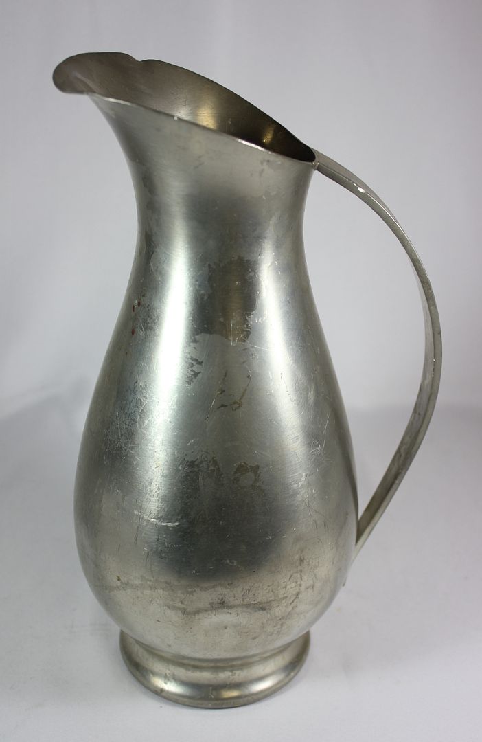 Antique Royal Holland Pewter KMD TIEL Silver Metal Tall Pitcher eBay